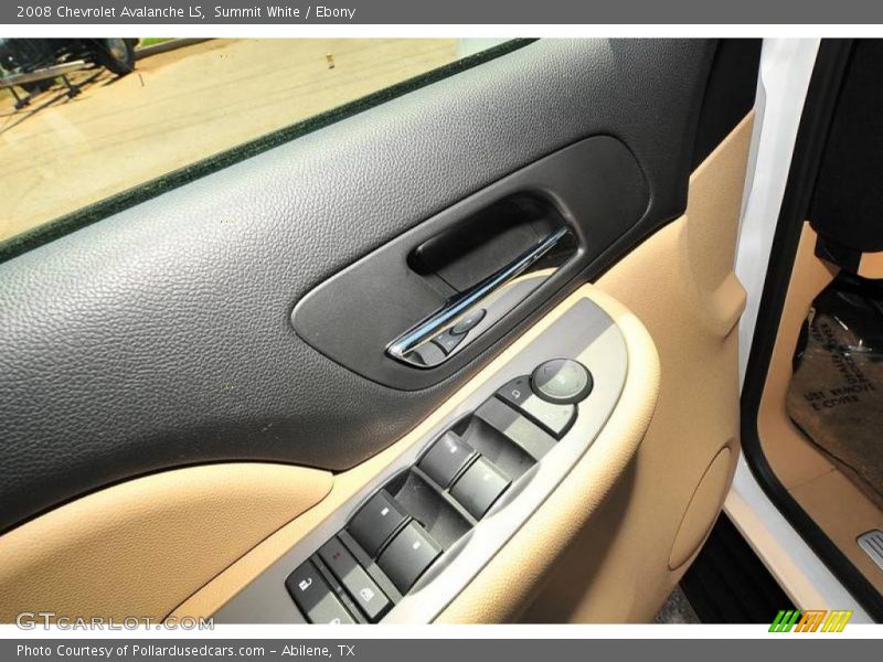 Summit White / Ebony 2008 Chevrolet Avalanche LS