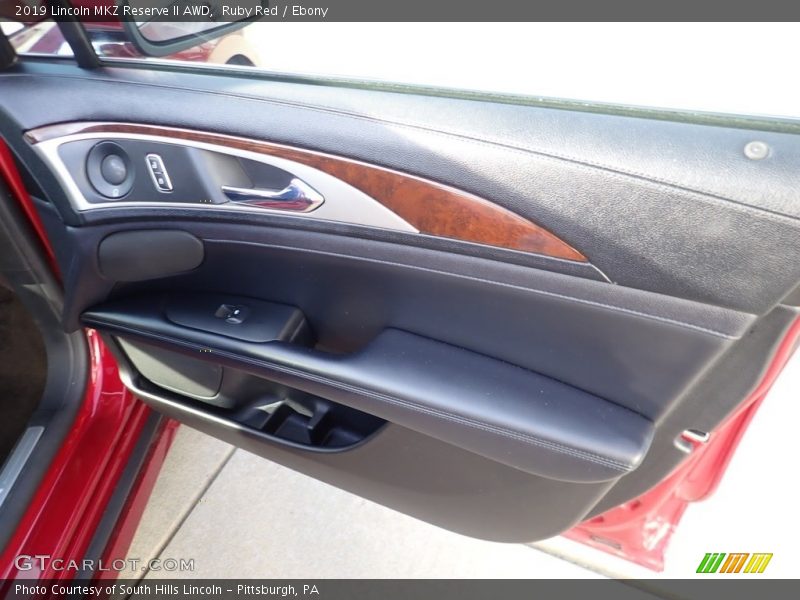 Ruby Red / Ebony 2019 Lincoln MKZ Reserve II AWD