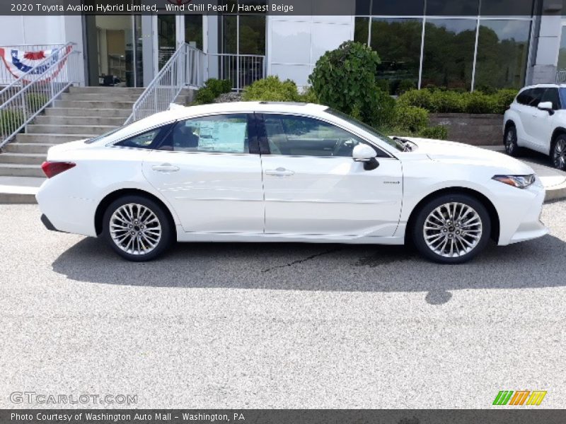 Wind Chill Pearl / Harvest Beige 2020 Toyota Avalon Hybrid Limited