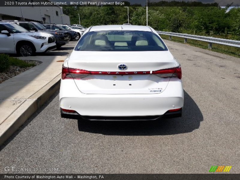 Wind Chill Pearl / Harvest Beige 2020 Toyota Avalon Hybrid Limited