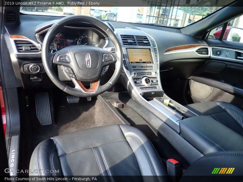 Front Seat of 2019 MKZ Reserve II AWD