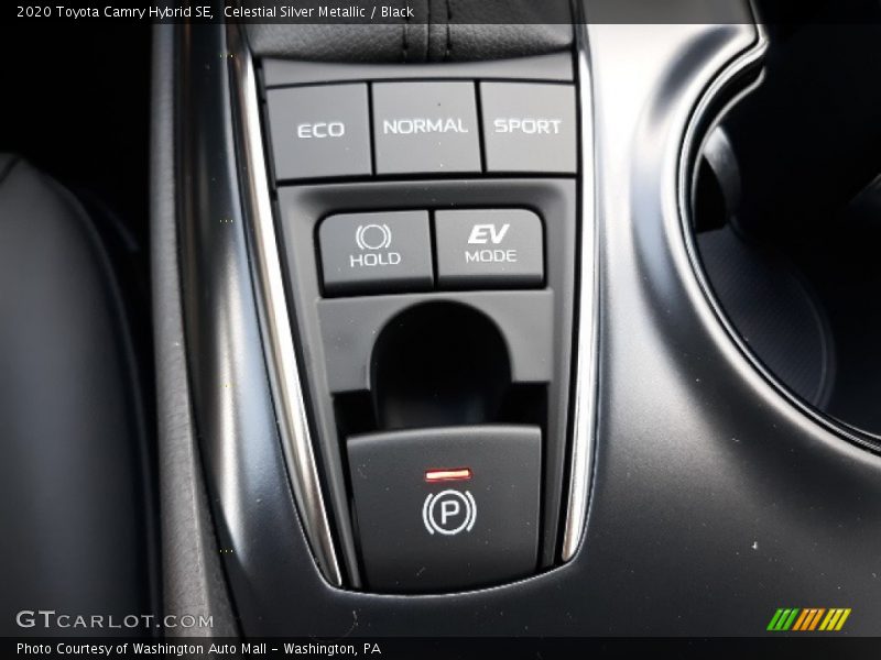 Controls of 2020 Camry Hybrid SE