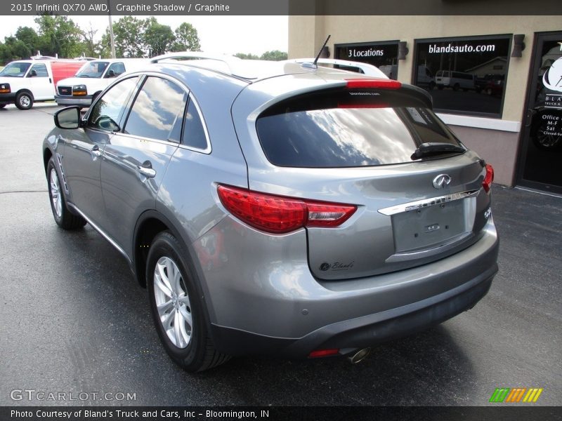 Graphite Shadow / Graphite 2015 Infiniti QX70 AWD