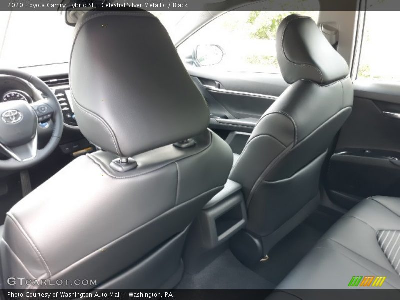 Celestial Silver Metallic / Black 2020 Toyota Camry Hybrid SE