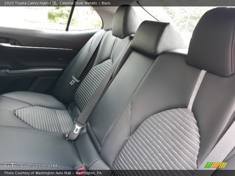 Celestial Silver Metallic / Black 2020 Toyota Camry Hybrid SE