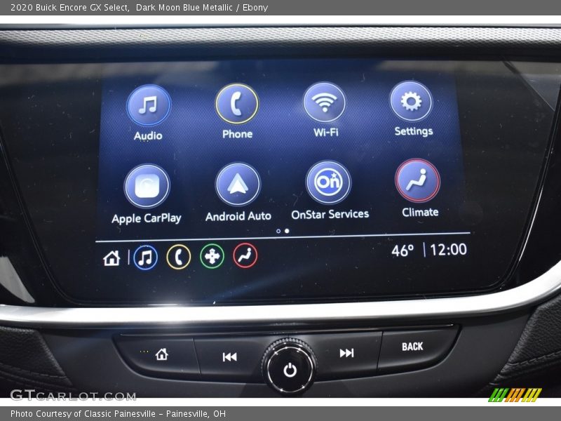 Dark Moon Blue Metallic / Ebony 2020 Buick Encore GX Select