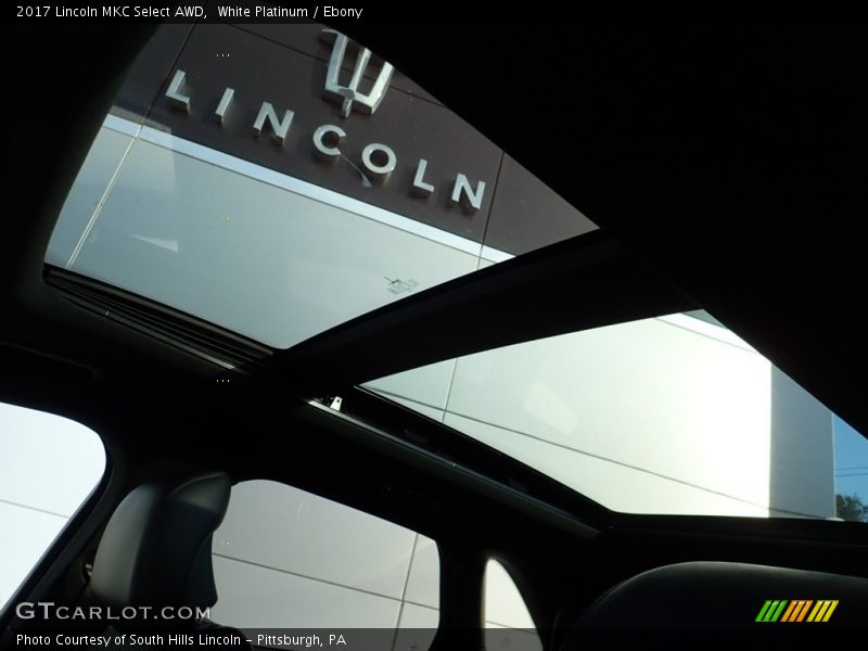 White Platinum / Ebony 2017 Lincoln MKC Select AWD