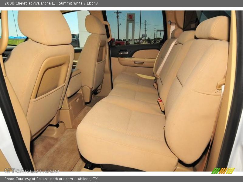 Summit White / Ebony 2008 Chevrolet Avalanche LS