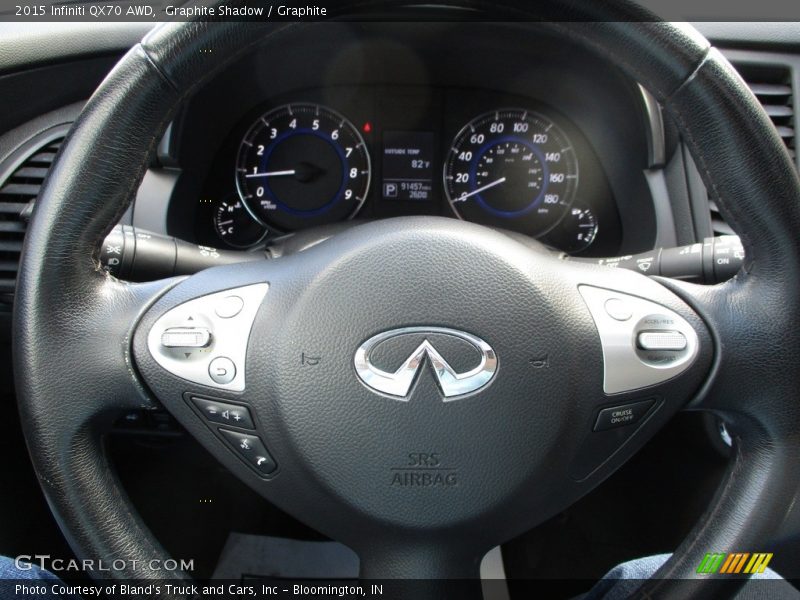 Graphite Shadow / Graphite 2015 Infiniti QX70 AWD