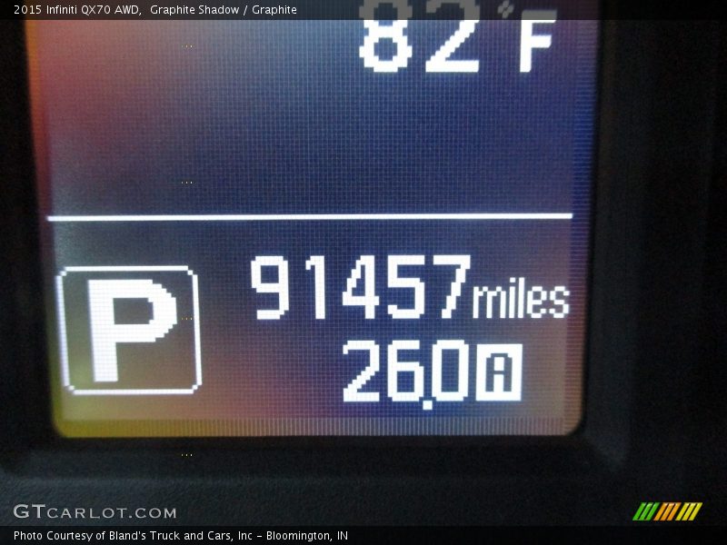 Graphite Shadow / Graphite 2015 Infiniti QX70 AWD