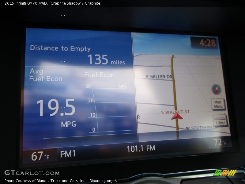 Graphite Shadow / Graphite 2015 Infiniti QX70 AWD