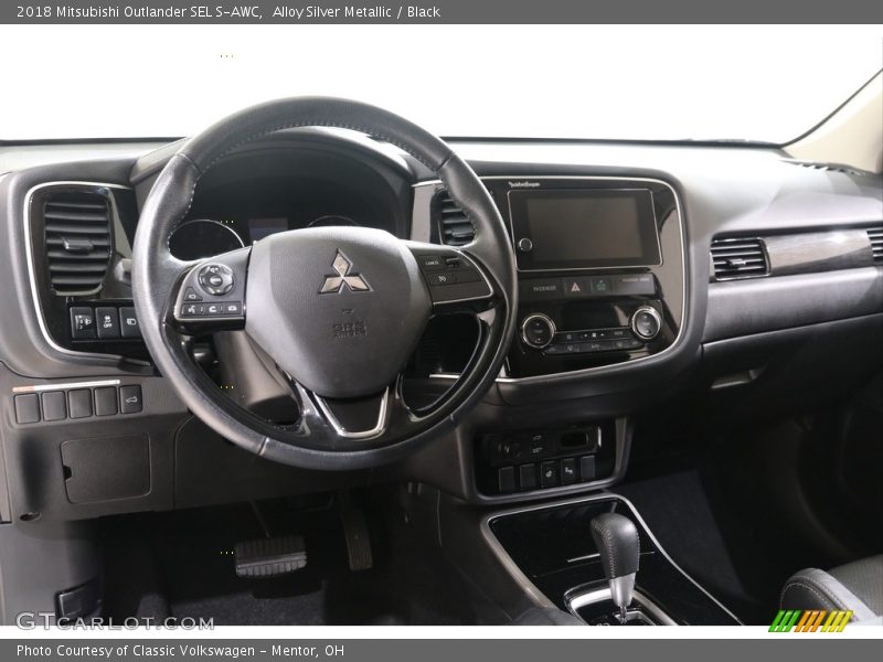 Alloy Silver Metallic / Black 2018 Mitsubishi Outlander SEL S-AWC