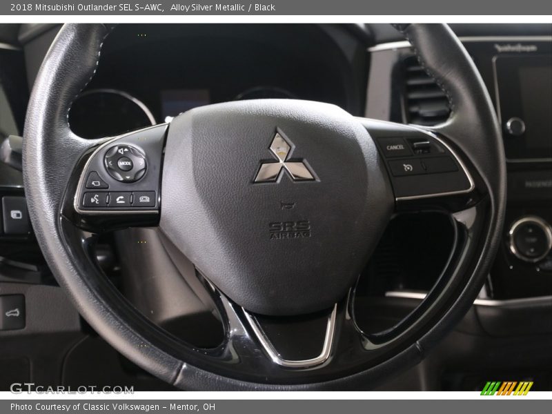 Alloy Silver Metallic / Black 2018 Mitsubishi Outlander SEL S-AWC