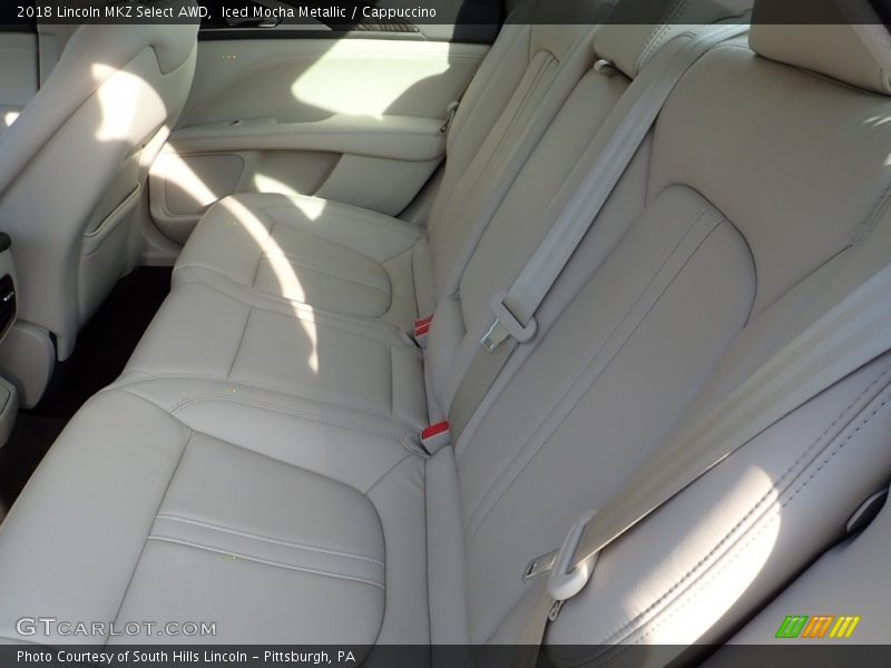 Rear Seat of 2018 MKZ Select AWD