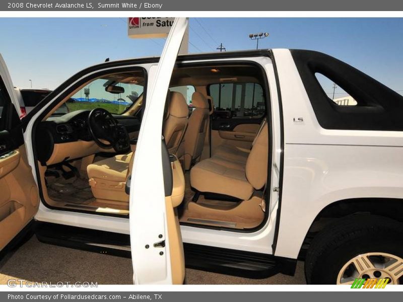 Summit White / Ebony 2008 Chevrolet Avalanche LS