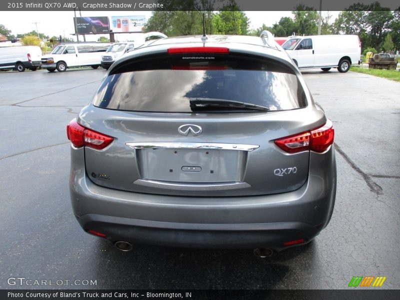 Graphite Shadow / Graphite 2015 Infiniti QX70 AWD