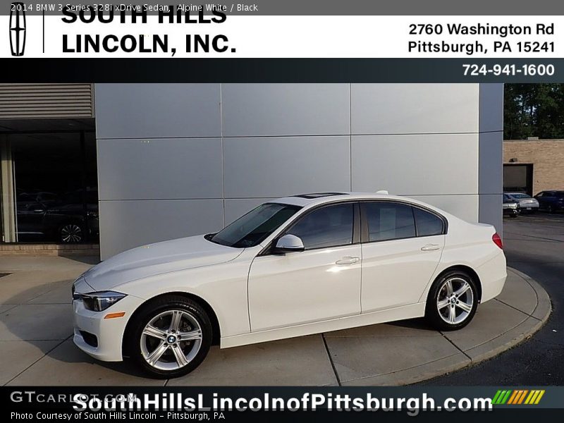 Alpine White / Black 2014 BMW 3 Series 328i xDrive Sedan
