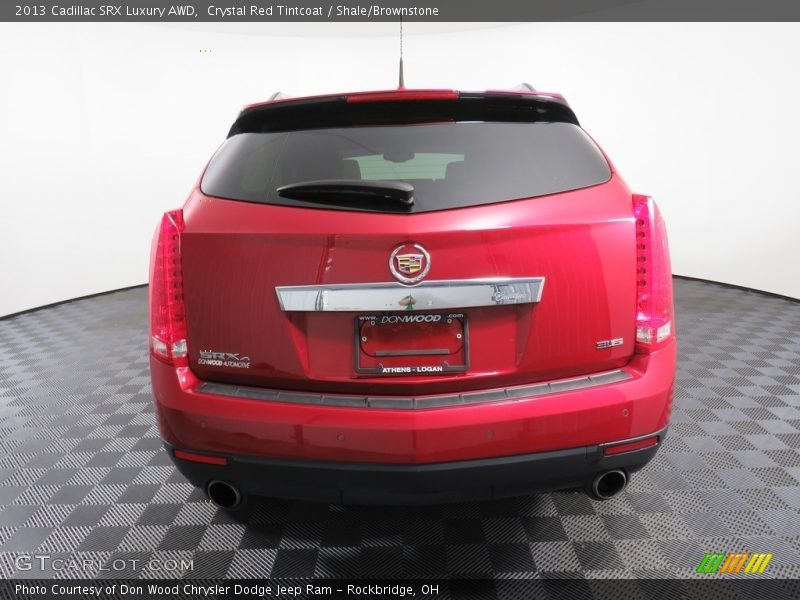 Crystal Red Tintcoat / Shale/Brownstone 2013 Cadillac SRX Luxury AWD