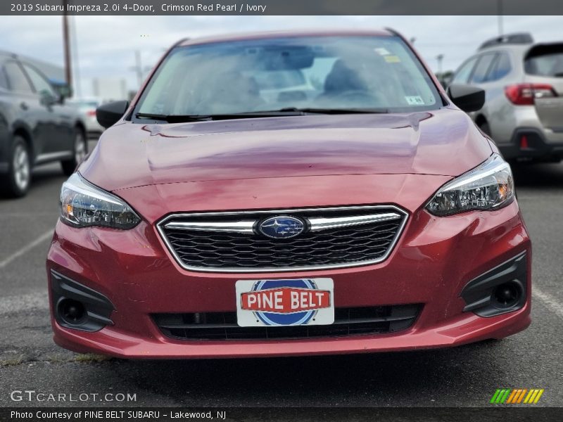 Crimson Red Pearl / Ivory 2019 Subaru Impreza 2.0i 4-Door