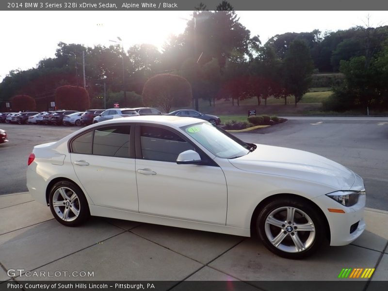 Alpine White / Black 2014 BMW 3 Series 328i xDrive Sedan