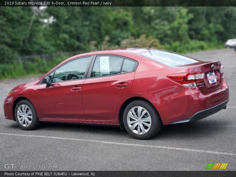 Crimson Red Pearl / Ivory 2019 Subaru Impreza 2.0i 4-Door