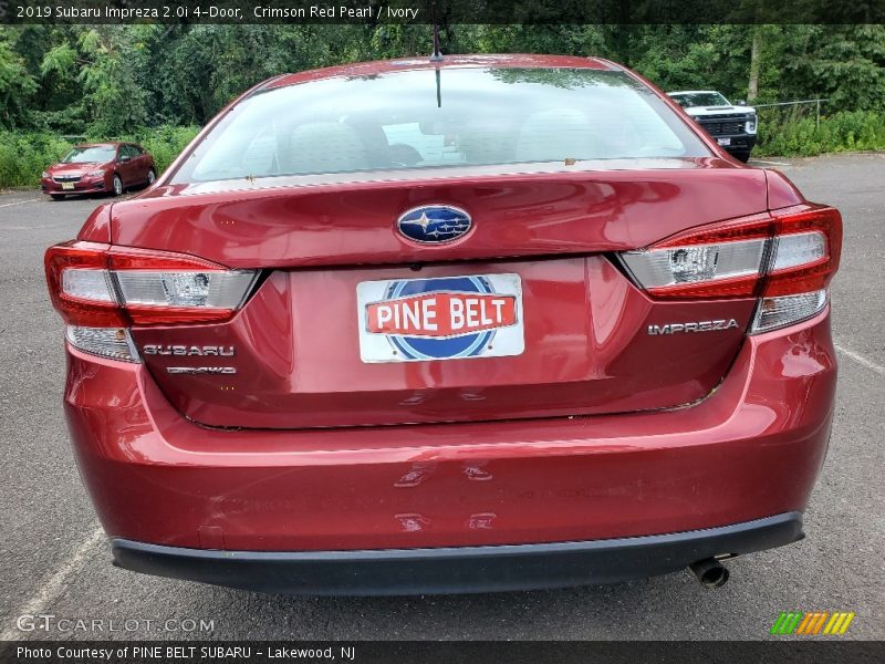 Crimson Red Pearl / Ivory 2019 Subaru Impreza 2.0i 4-Door