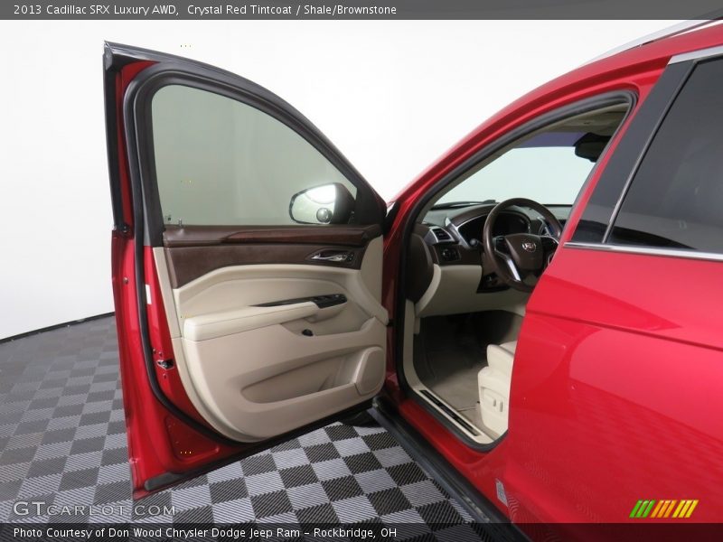 Crystal Red Tintcoat / Shale/Brownstone 2013 Cadillac SRX Luxury AWD