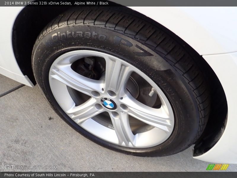 Alpine White / Black 2014 BMW 3 Series 328i xDrive Sedan
