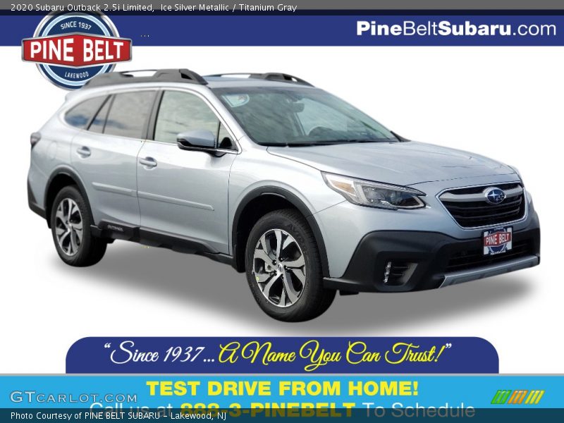 Ice Silver Metallic / Titanium Gray 2020 Subaru Outback 2.5i Limited