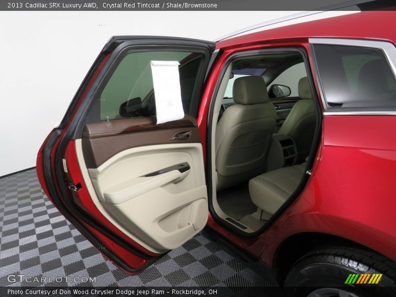 Crystal Red Tintcoat / Shale/Brownstone 2013 Cadillac SRX Luxury AWD