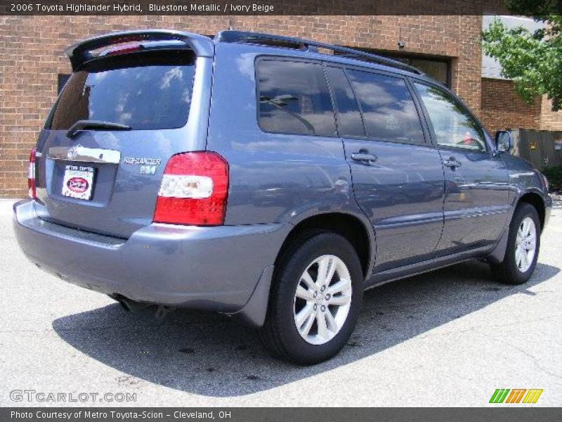 Bluestone Metallic / Ivory Beige 2006 Toyota Highlander Hybrid