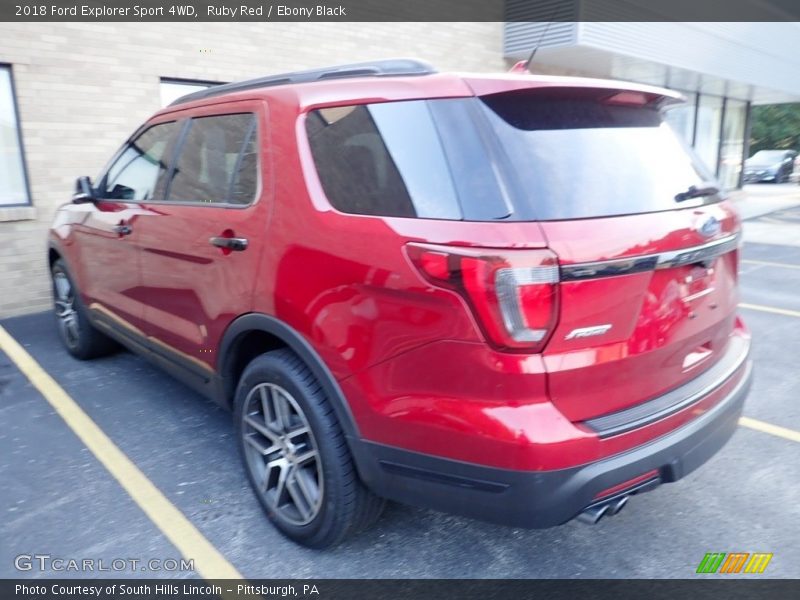  2018 Explorer Sport 4WD Ruby Red