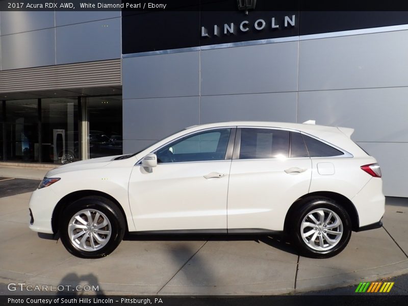 White Diamond Pearl / Ebony 2017 Acura RDX AWD