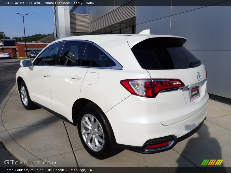 White Diamond Pearl / Ebony 2017 Acura RDX AWD
