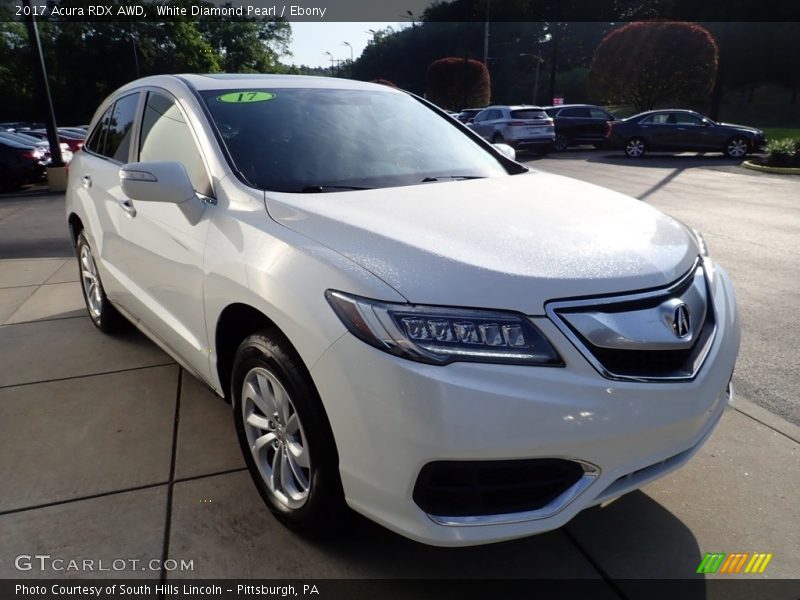 White Diamond Pearl / Ebony 2017 Acura RDX AWD