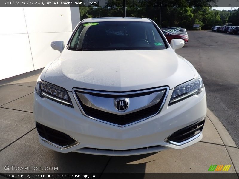 White Diamond Pearl / Ebony 2017 Acura RDX AWD
