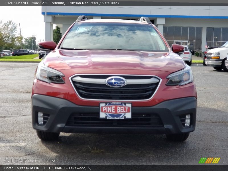 Crimson Red Pearl / Slate Black 2020 Subaru Outback 2.5i Premium