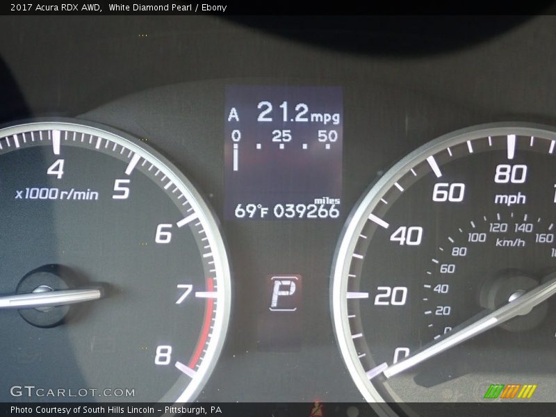 White Diamond Pearl / Ebony 2017 Acura RDX AWD