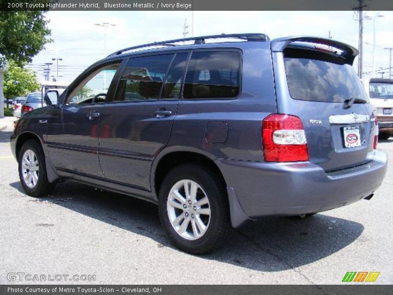 Bluestone Metallic / Ivory Beige 2006 Toyota Highlander Hybrid