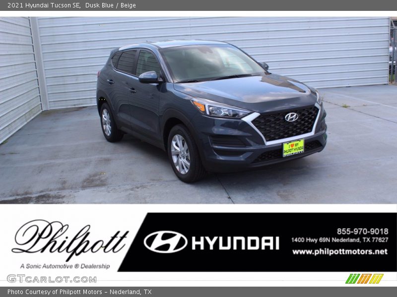Dusk Blue / Beige 2021 Hyundai Tucson SE