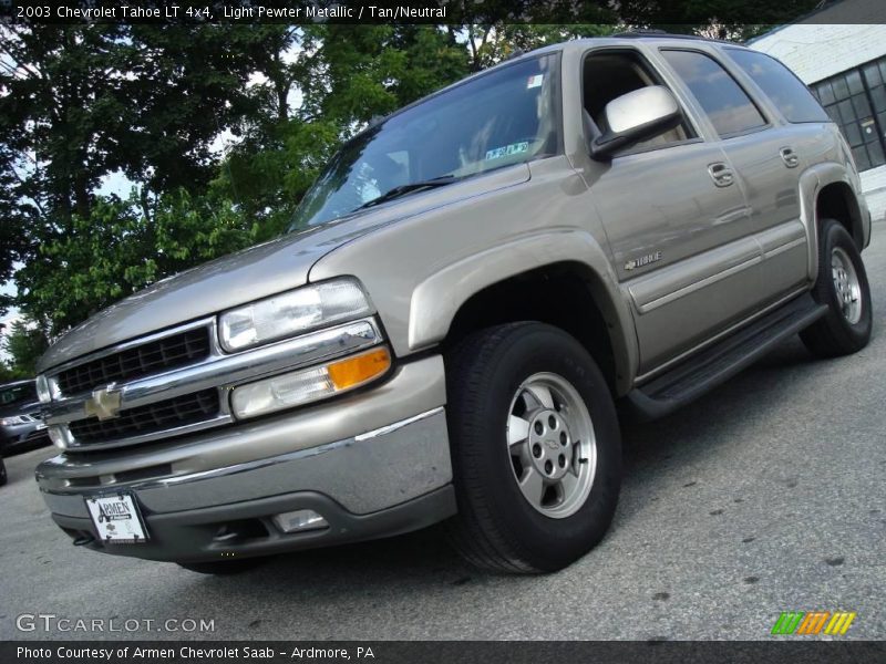 Light Pewter Metallic / Tan/Neutral 2003 Chevrolet Tahoe LT 4x4
