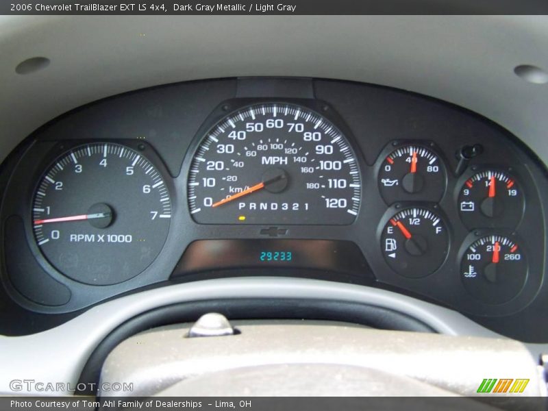 Dark Gray Metallic / Light Gray 2006 Chevrolet TrailBlazer EXT LS 4x4