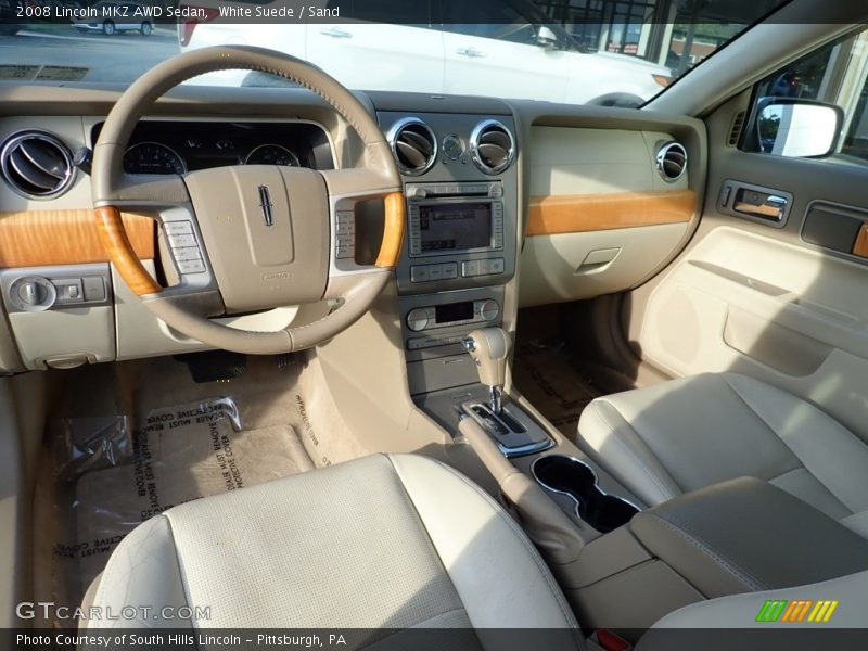 White Suede / Sand 2008 Lincoln MKZ AWD Sedan