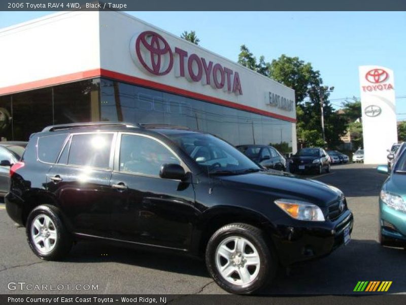 Black / Taupe 2006 Toyota RAV4 4WD