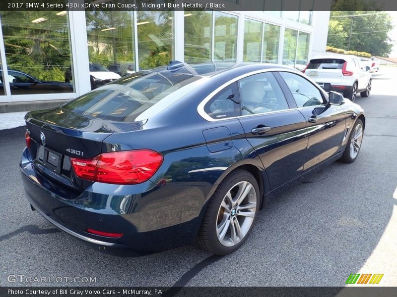 Midnight Blue Metallic / Black 2017 BMW 4 Series 430i xDrive Gran Coupe