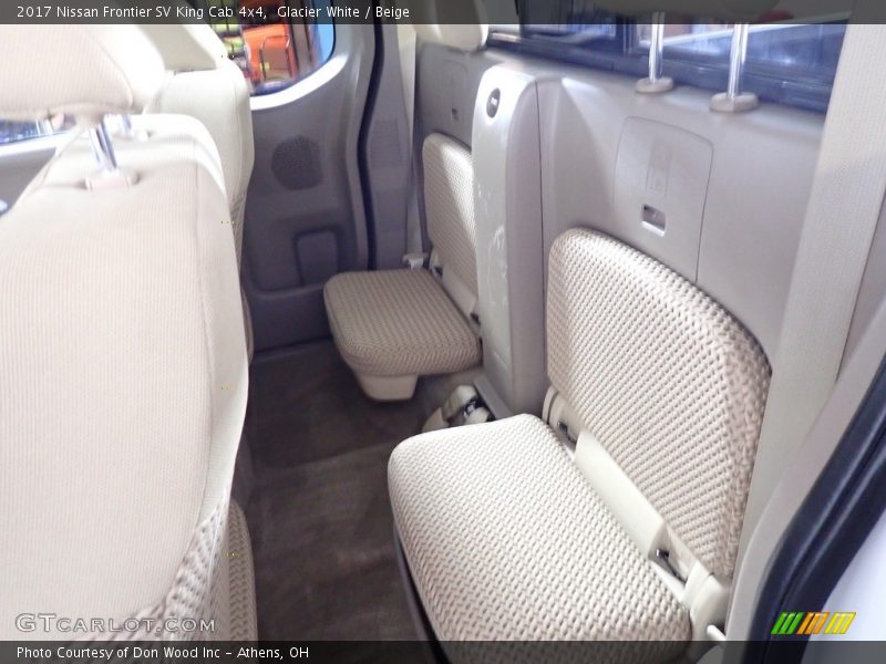 Rear Seat of 2017 Frontier SV King Cab 4x4