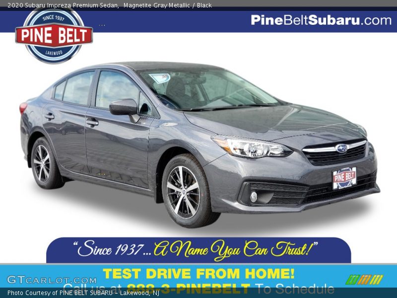 Magnetite Gray Metallic / Black 2020 Subaru Impreza Premium Sedan