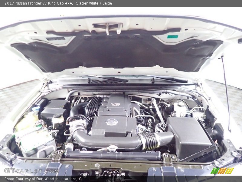 Glacier White / Beige 2017 Nissan Frontier SV King Cab 4x4