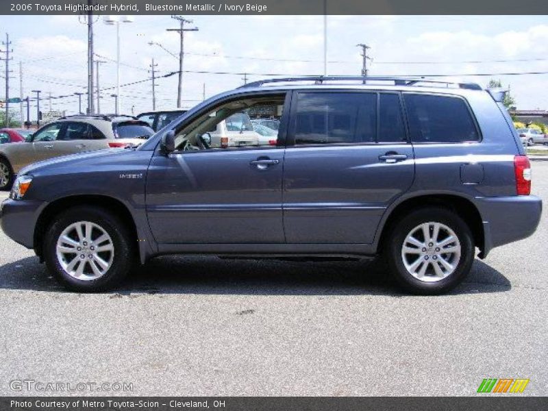 Bluestone Metallic / Ivory Beige 2006 Toyota Highlander Hybrid