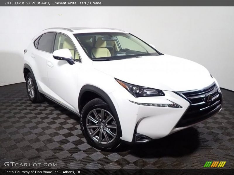 Eminent White Pearl / Creme 2015 Lexus NX 200t AWD